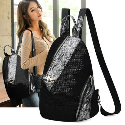 Naiste seljakott litrite ja metallist kinnitusega