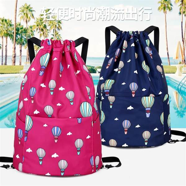 Tekstilni ruksak tipa torbe s uzorkom u boji