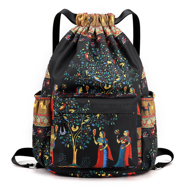 Ženski ruksak sa uzorkom u boji - više boja