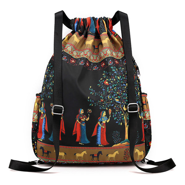 Ženski ruksak sa uzorkom u boji - više boja