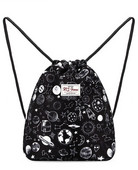 Naiste riidest aplikatsiooniga seljakott