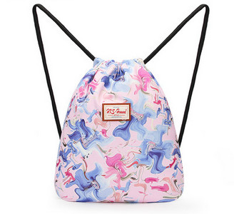 Naiste riidest aplikatsiooniga seljakott