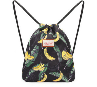 Naiste riidest aplikatsiooniga seljakott