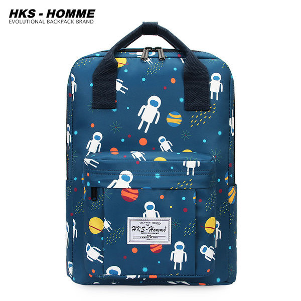 Vabaaja naiste tekstiilist taskuga seljakott