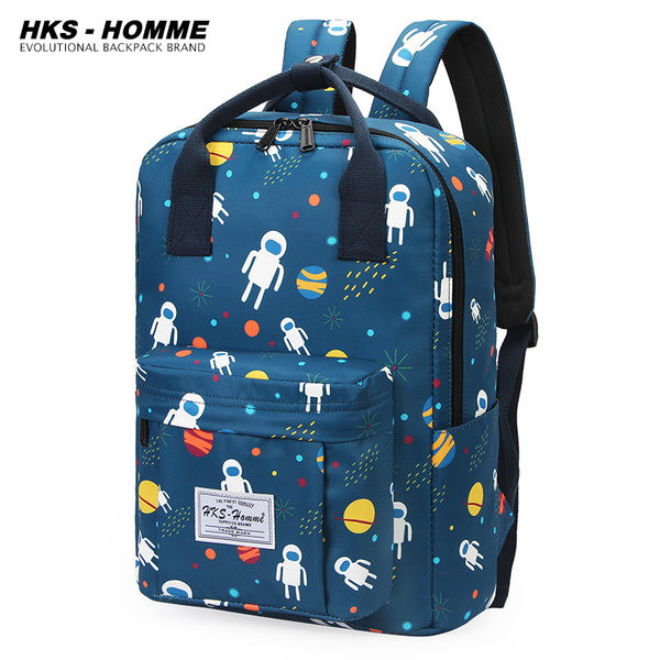 Vabaaja naiste tekstiilist taskuga seljakott