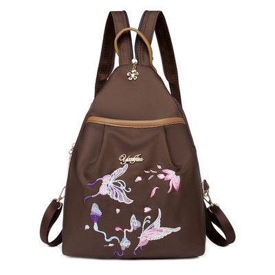 Γυναικείο σακίδιο πλάτης με κέντημα