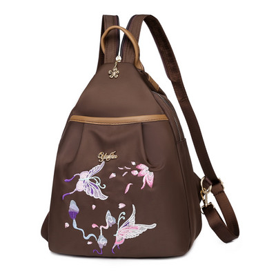 Γυναικείο σακίδιο πλάτης με κέντημα