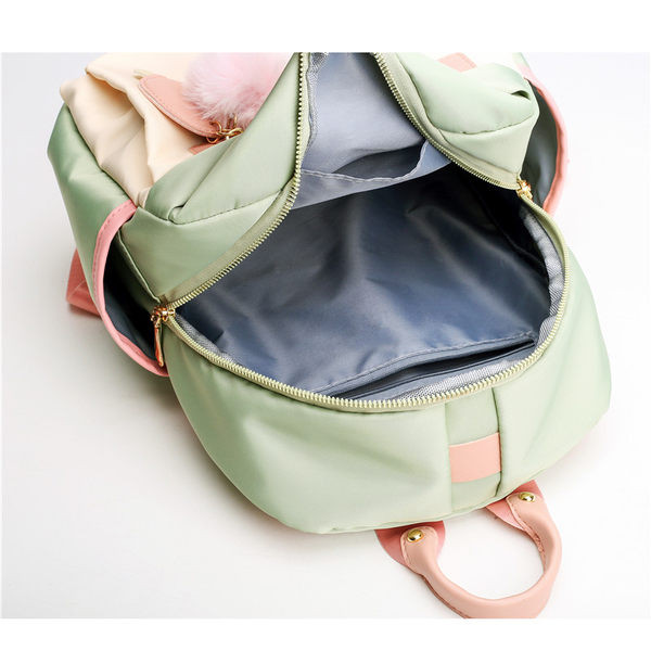 Naiste tekstiilist laiade rihmadega seljakott