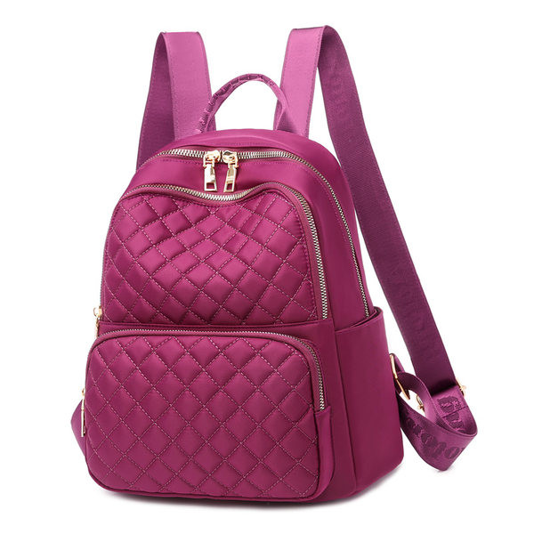 Moderan ženski ruksak s tekstilnim ručkama