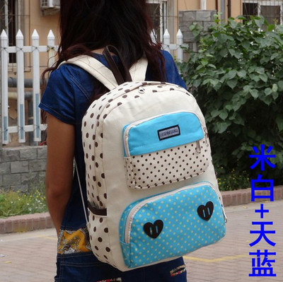 Νέο μοντέλο υφασμάτινο γυναικείο σακίδιο πλάτης με τσέπη