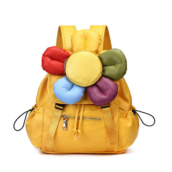 Naiste seljakott 3D lillega