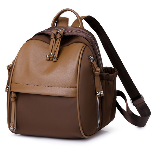 Naiste vabaaja nahast seljakott lukuga uus mudel