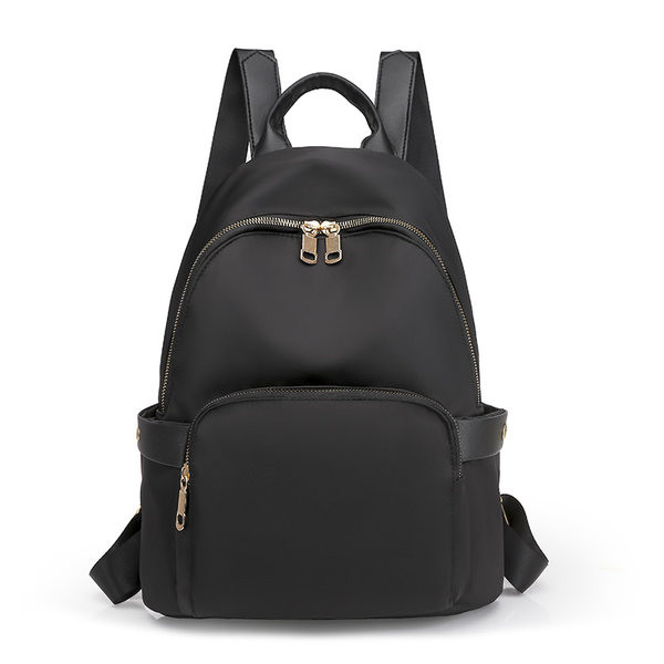 Naiste tekstiilist seljakott lukuga ja mitme lahtriga