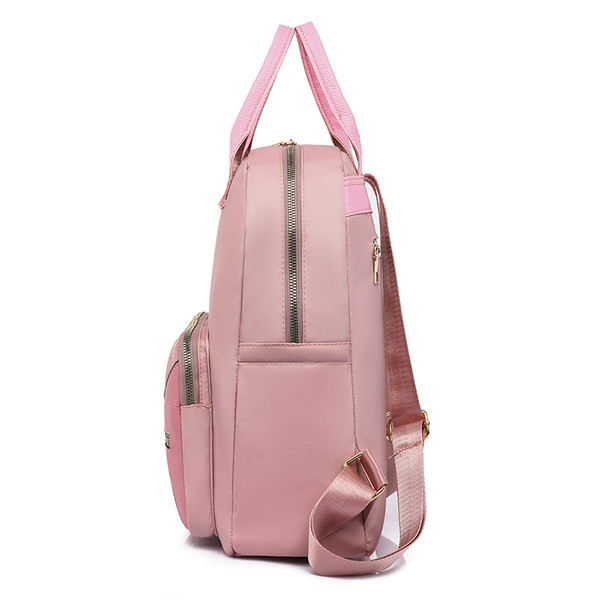 Rucsac de zi cu zi pentru femei cu buzunar frontal și fermoar - mai multe culori
