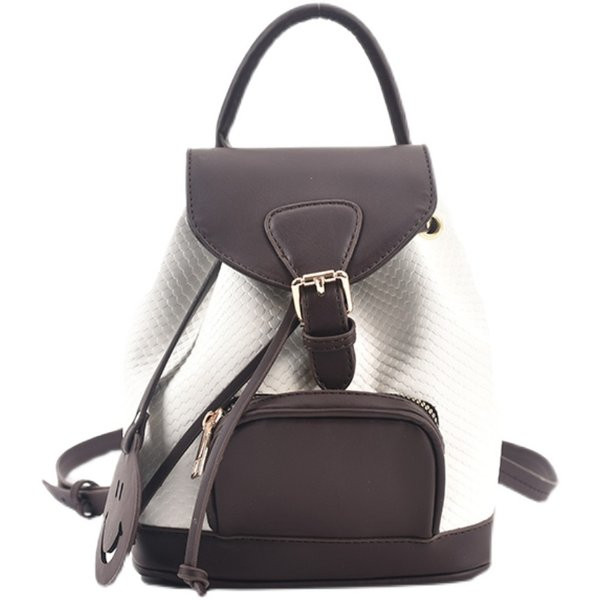 Mali ženski ruksak s metalnim kopčanjem