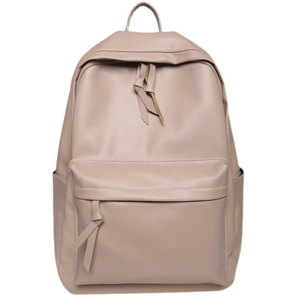 Unisex ruksak od umjetne kože s patentnim zatvaračem