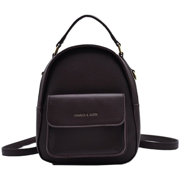 Rucsac mic de dama din piele ecologica cu inscriptie