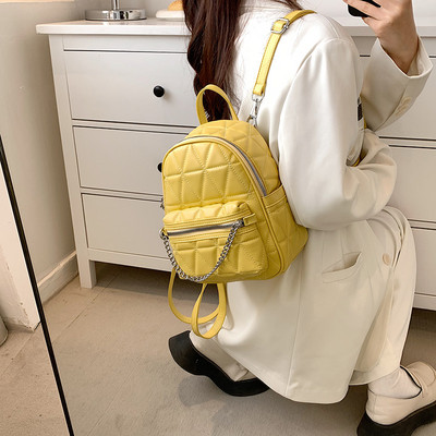 Naiste nahast seljakott metallist ketiga uus mudel