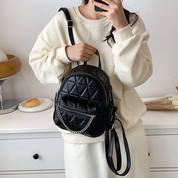 Naiste nahast seljakott metallist ketiga uus mudel