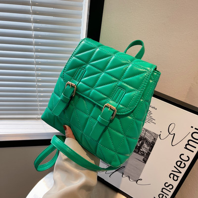 Ženski ruksak od prošivene kože u četiri boje