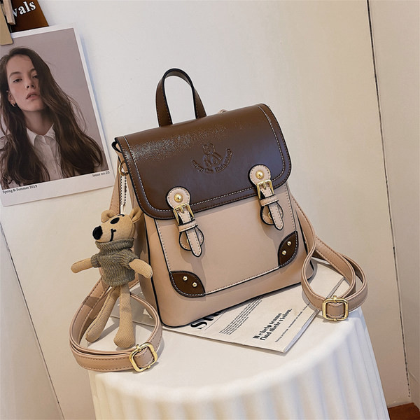 Pandlaga ruudukujuline naiste seljakott