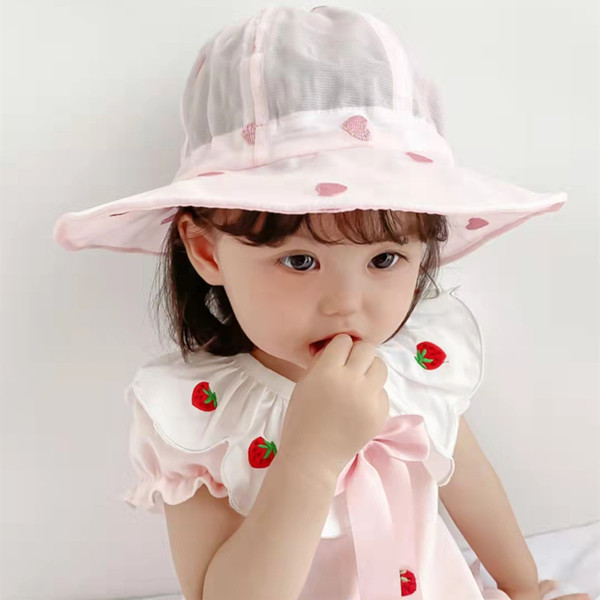 Beebi suvine tikandiga kalamüts poistele ja tüdrukutele