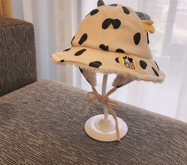 Pehme voodriga lastemüts tüdrukutele