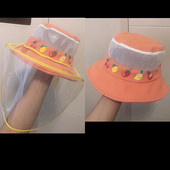 Laste tekstiilist mütsi tüüpi kalapüük