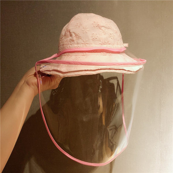 Suvine laia äärega lastemüts tüdrukutele