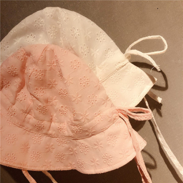 Suvine laia äärega lastemüts tüdrukutele