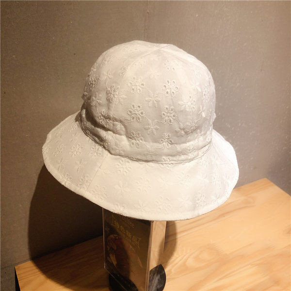 Suvine laia äärega lastemüts tüdrukutele