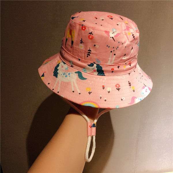 Laste päikesekaitsemüts narmaste ja aplikatsiooniga