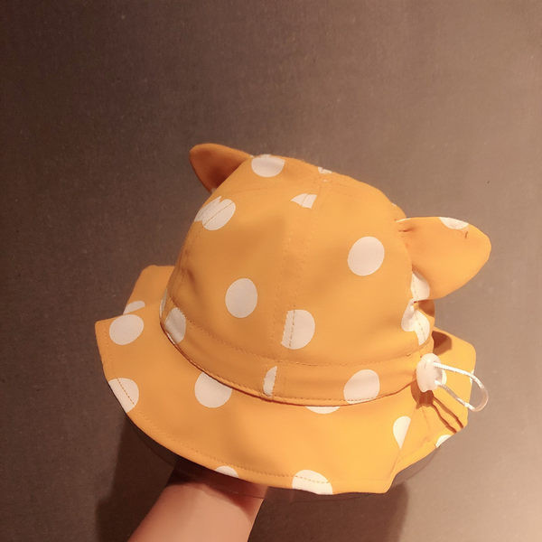 Igapäevane täppidega lastemüts tüdrukutele