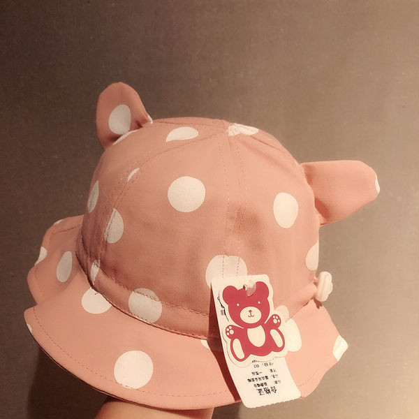 Igapäevane täppidega lastemüts tüdrukutele