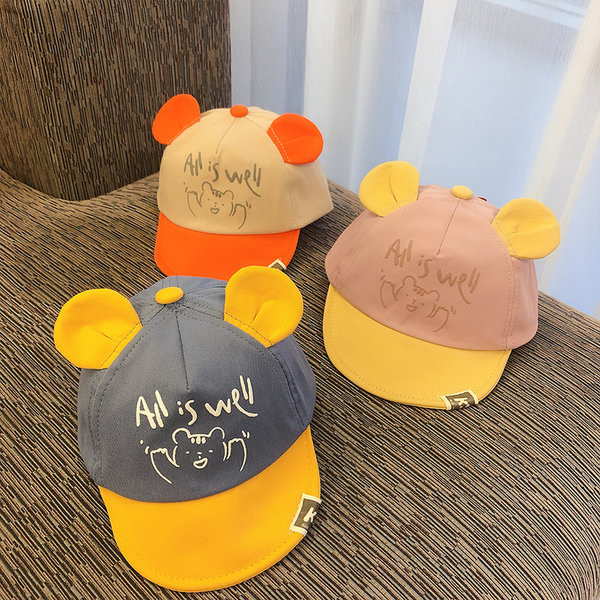 Dječja ljetna kapa sa šiltom i natpisom