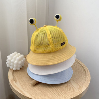 Лятна мрежеста шапка с 3D елемент
