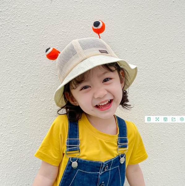 Suvine võrgust müts 3D elemendiga