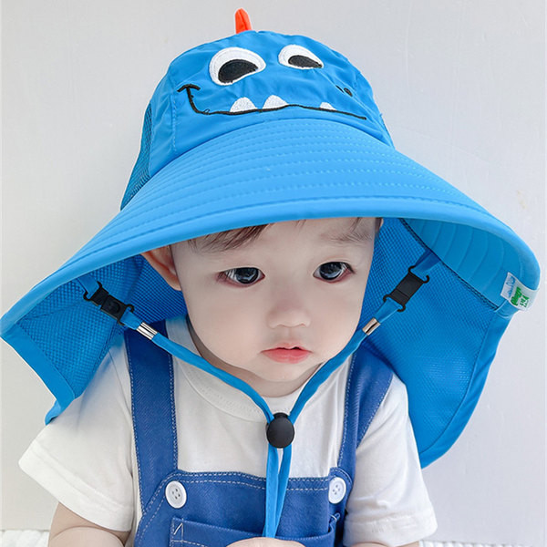 Beebi päikesekaitsemüts tikandite ja lipsudega