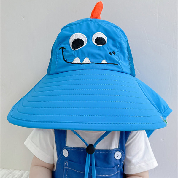 Beebi päikesekaitsemüts tikandite ja lipsudega