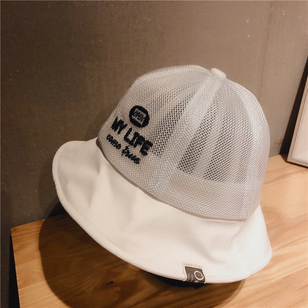 Tikitud kirjaga lastemüts - kalapüügi tüüp