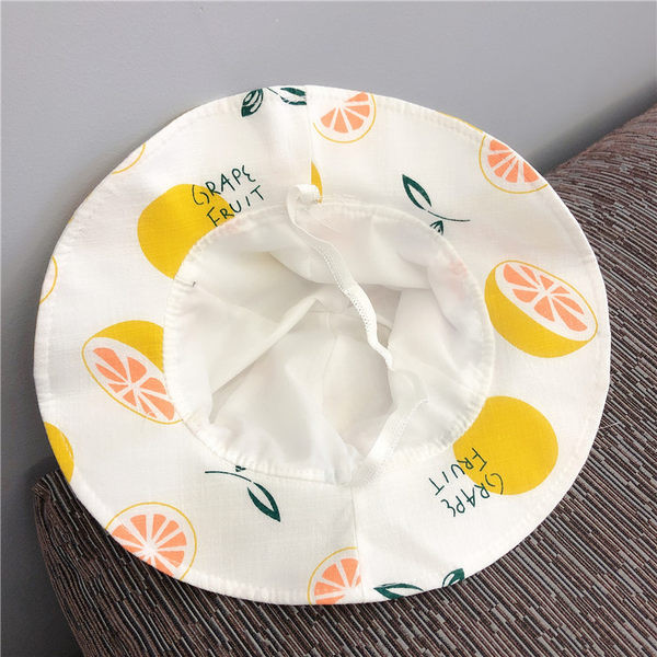 Παιδικό καλοκαιρινό καπέλο  με απλικέ και κορδέλα