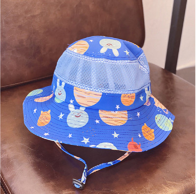 Võrgusilmaosaga laste kalamüts