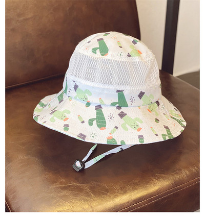 Võrgusilmaosaga laste kalamüts