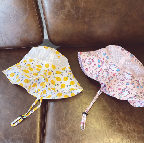 Võrgusilmaosaga laste kalamüts