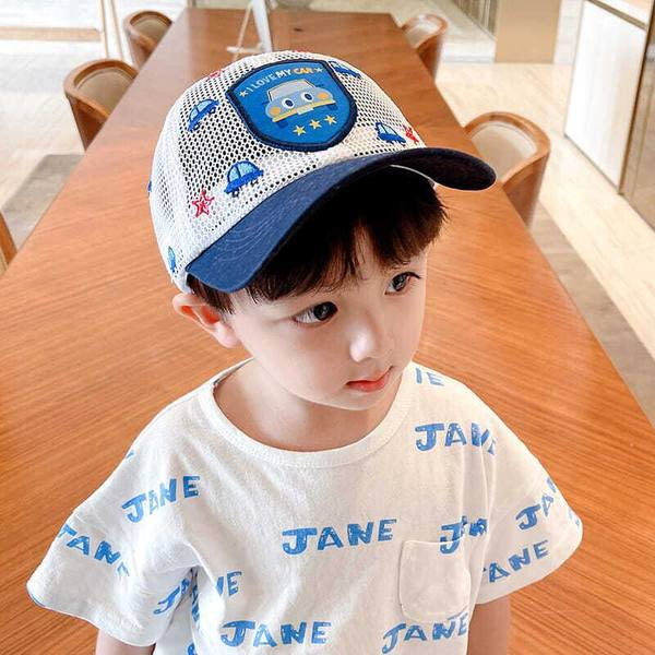 Embleemidega võrkmüts lastele