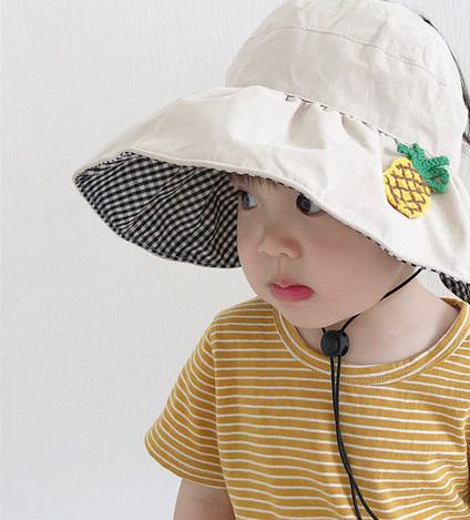 Lipsude ja 3D-rakendusega laste kalamüts