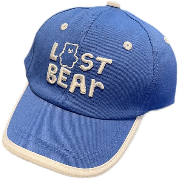 Tikitud sildi ja visiiriga beebimüts poistele ja tüdrukutele