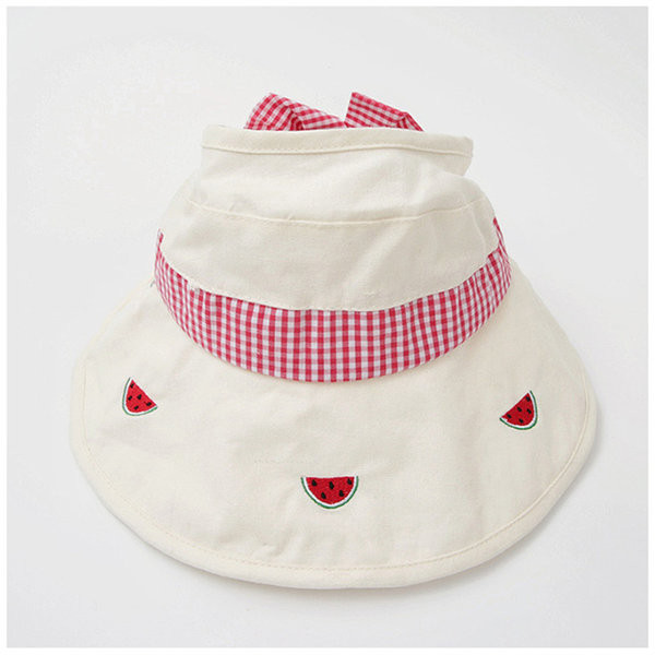 Ljetni šešir za djevojčice s velikim obodom i aplikacijom