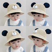 Päikesekaitsega lastemüts 3D elemendiga