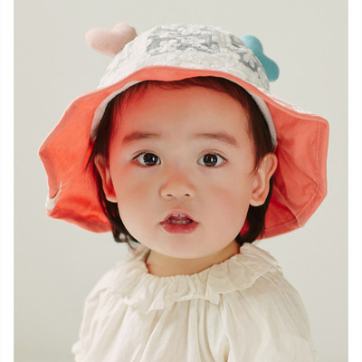 Suvine 3D elemendiga lastemüts tüdrukutele